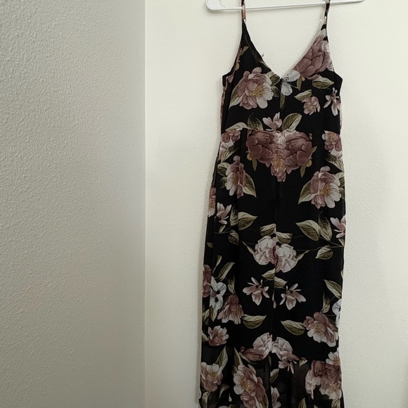 Dress Forum Black Floral Maxi Dress NWT size S - Picture 3 of 5